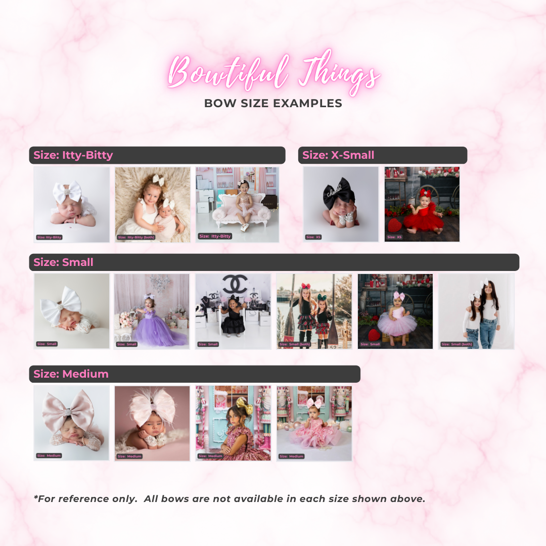 Shiny Black Satin Bow