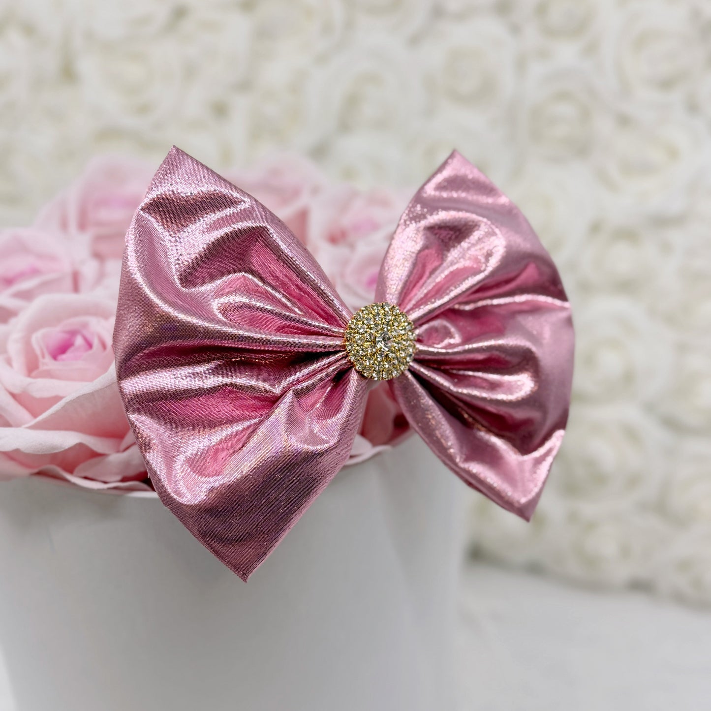 Pink Foil Bow