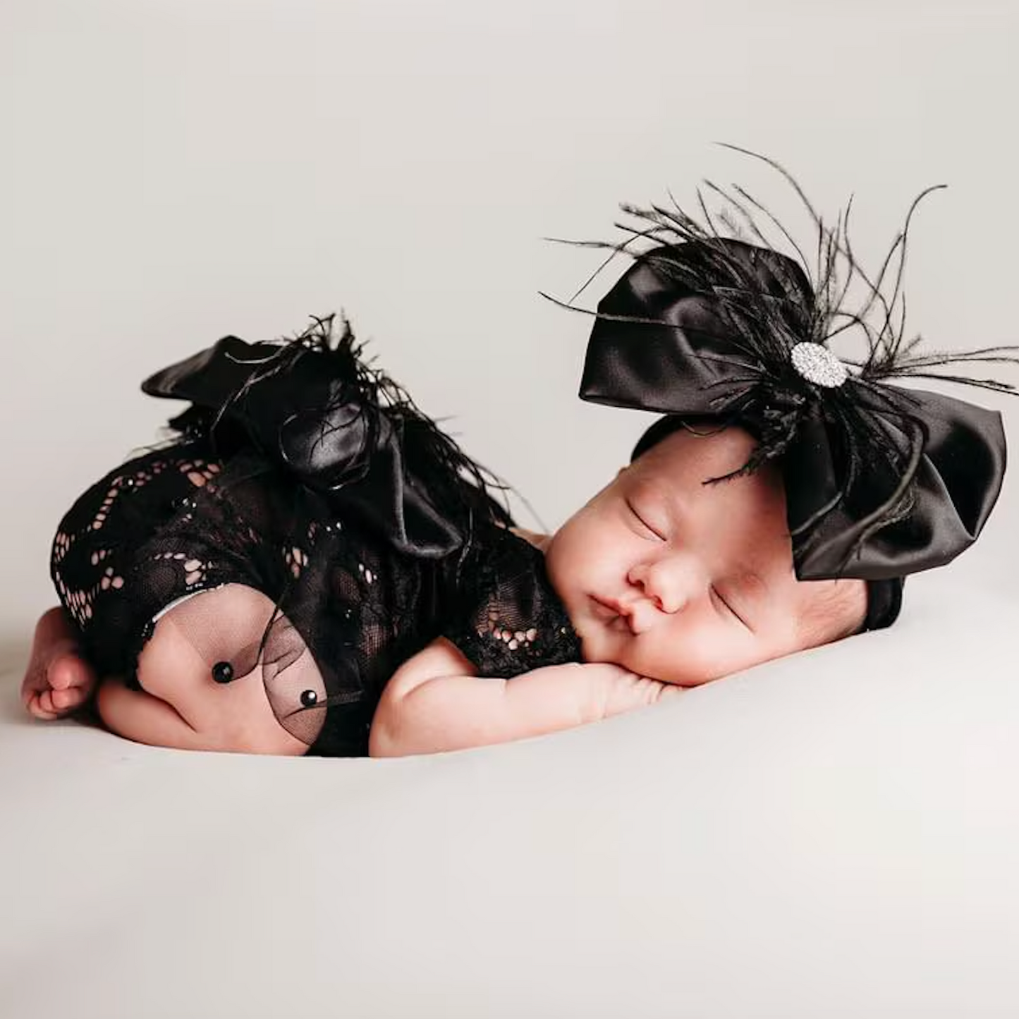 The Little Black Dress Satin Bow