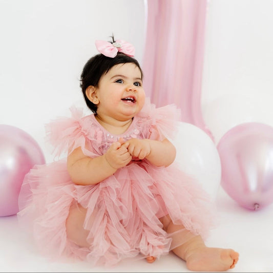 Itty-Bitty: Candy Pink Satin Bow