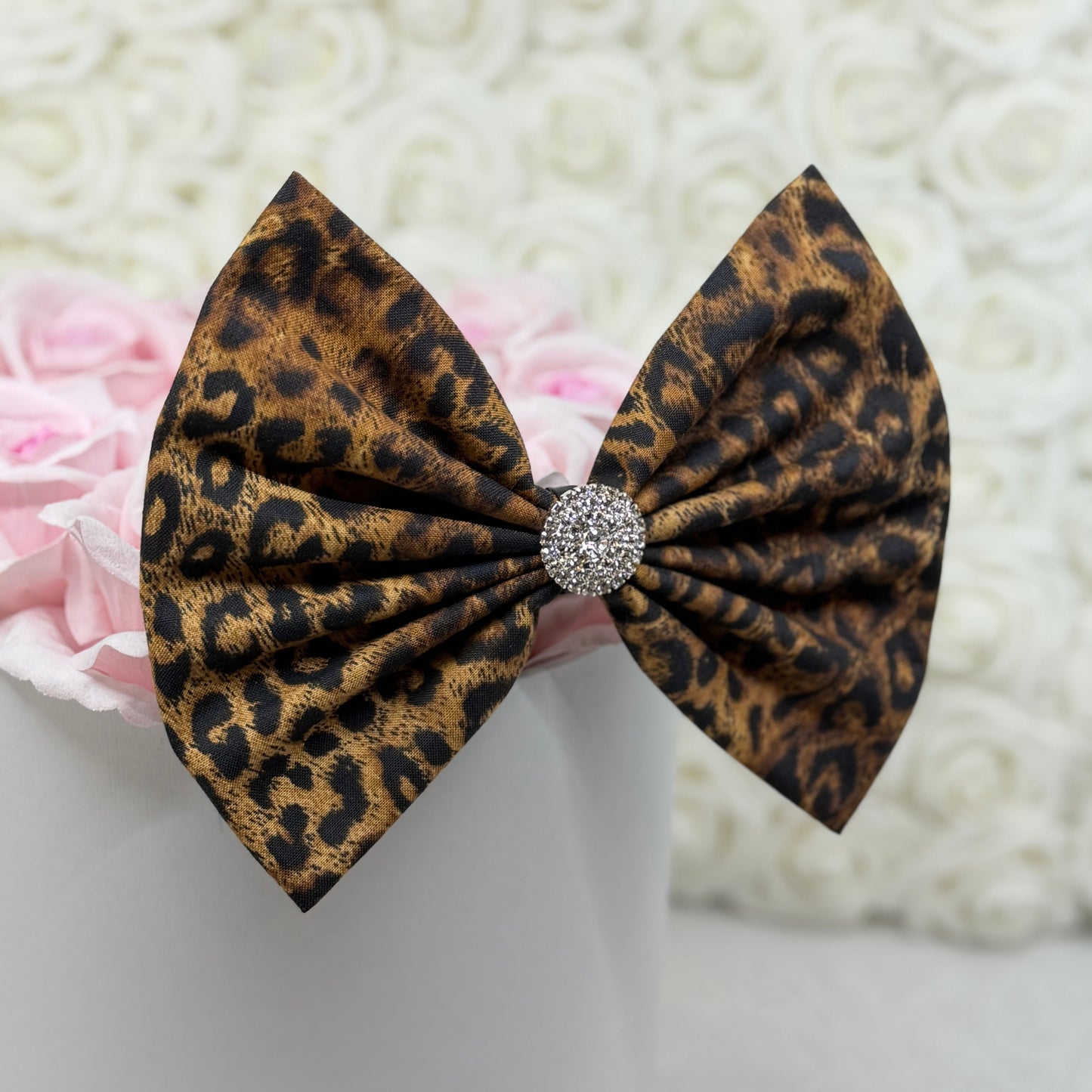 Leopard Cotton Bow