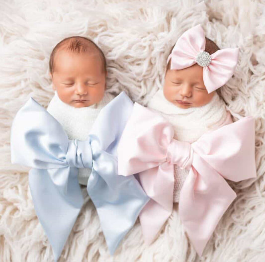 Twin Satin Swaddle Set