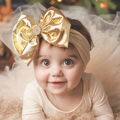 Original Gold Foil Metallic Bow