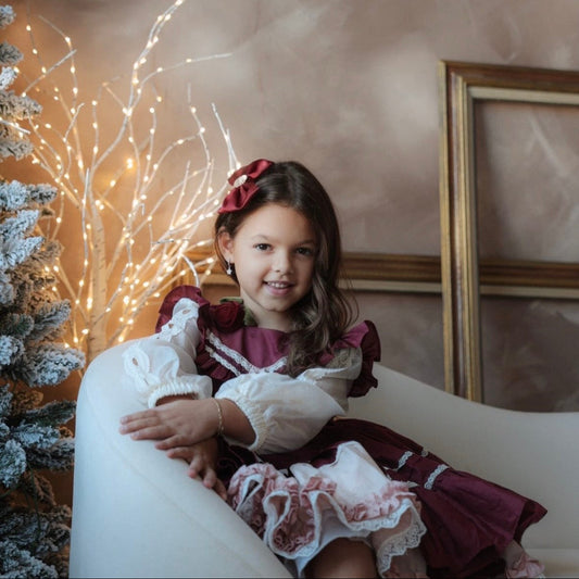 Itty-Bitty: Burgundy Satin