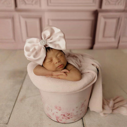 Rose Pink Satin Bow