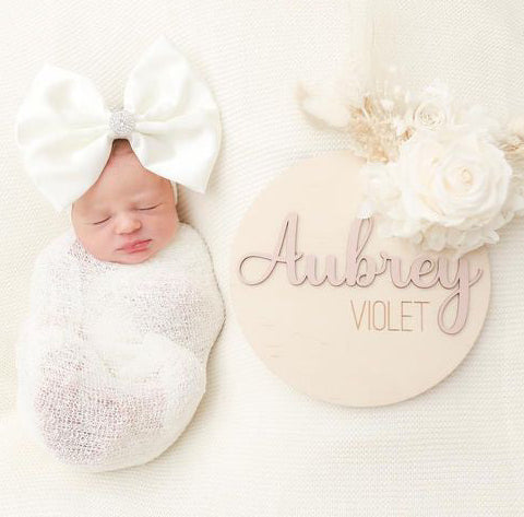 Ivory Satin Bow