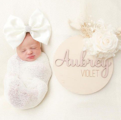 Ivory Satin Bow