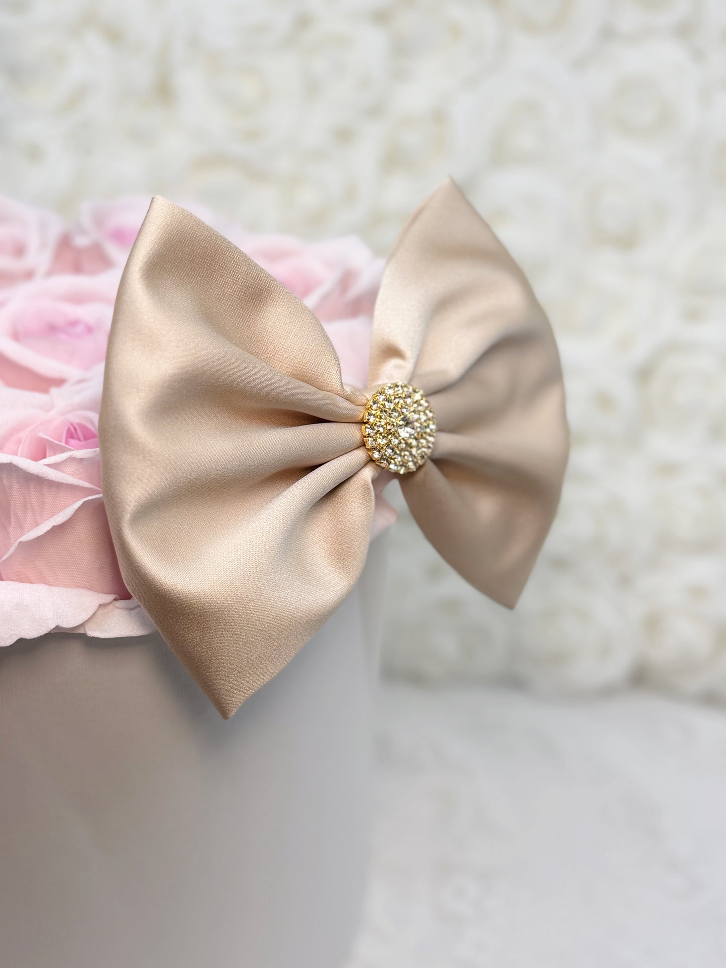 Cappucino Satin Bow