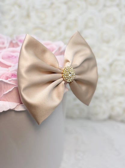Cappucino Satin Bow