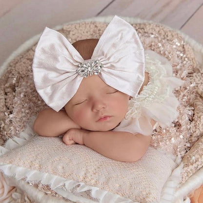 Rosewater Silk Shantung Bow