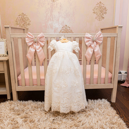 Satin Crib Bow Set