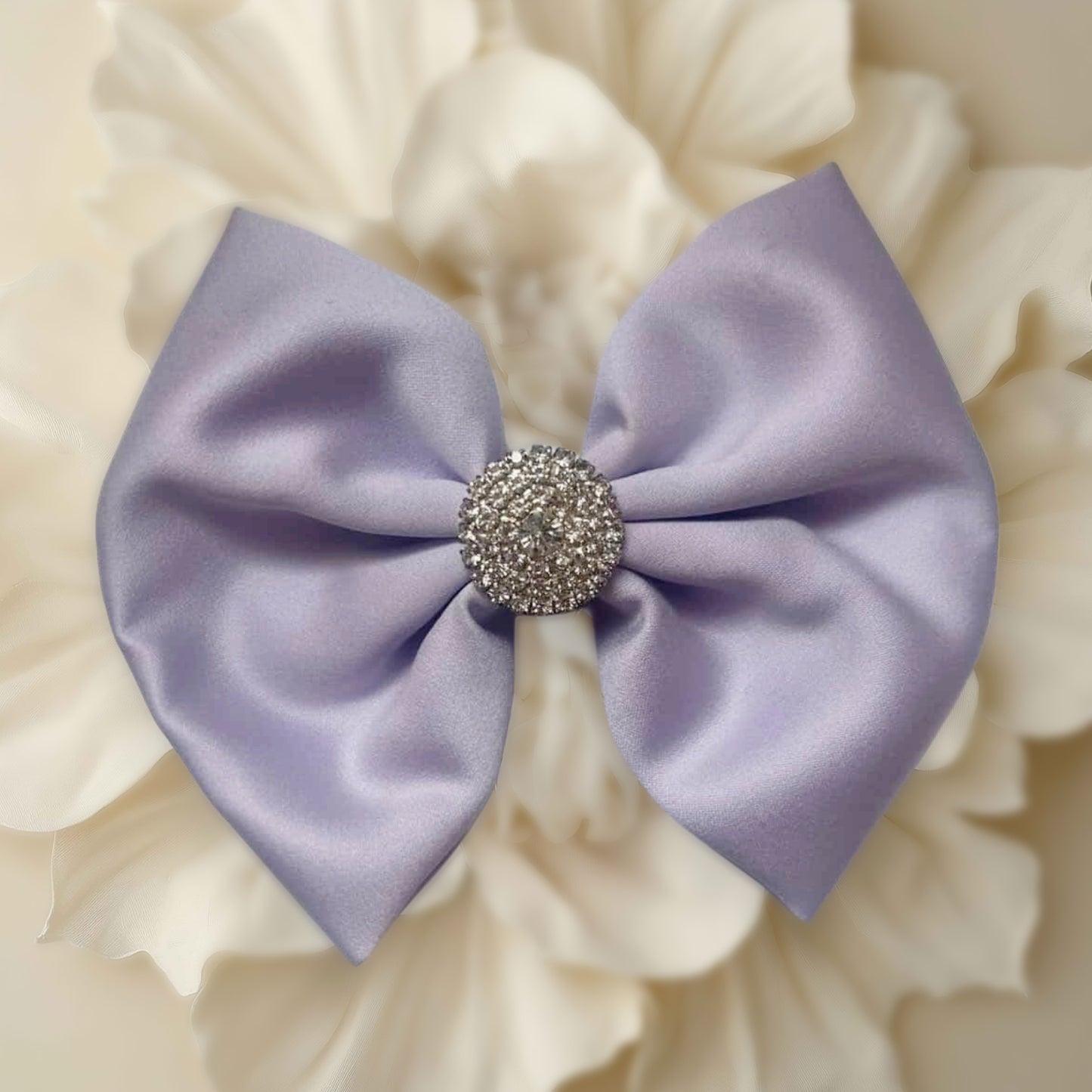 Thistle Purple Satin Bow