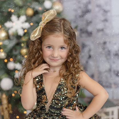 Original Gold Foil Metallic Bow