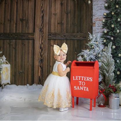 Golden Sand Satin Bow