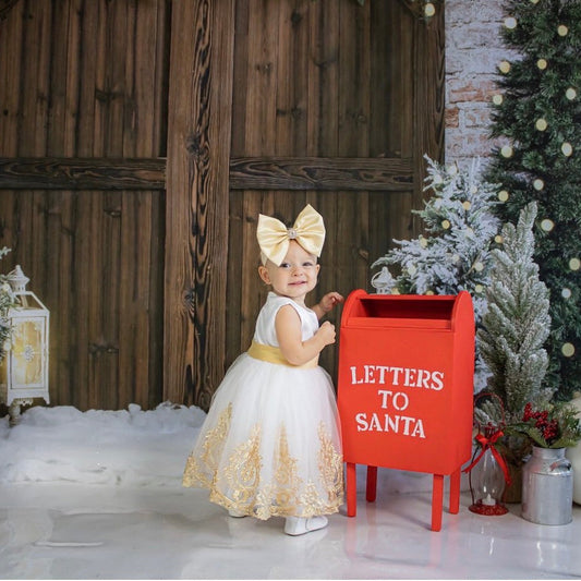 Golden Sand Satin Bow