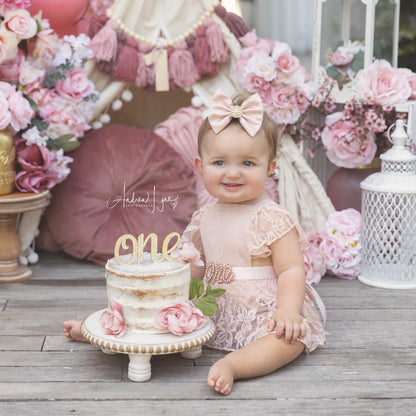 Itty-Bitty: Blush Pink Satin Bow