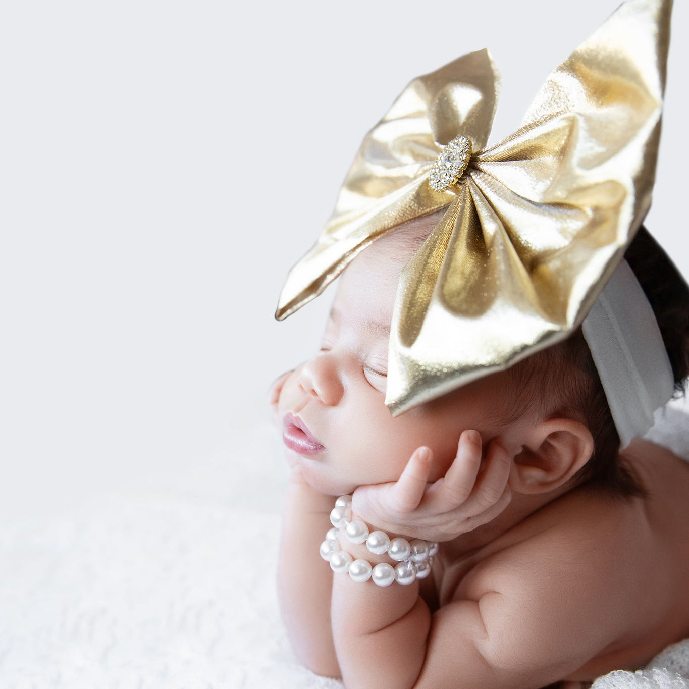 Original Gold Foil Metallic Bow